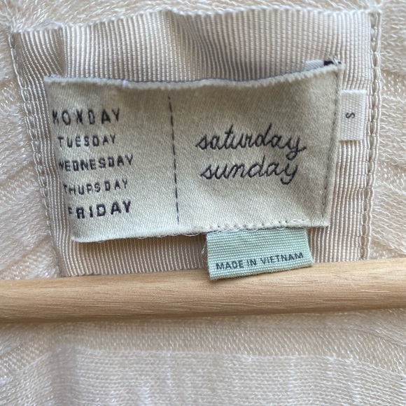 Anthropologie Saturday Sunday open front long duster cardigan size S - Picture 10 of 12